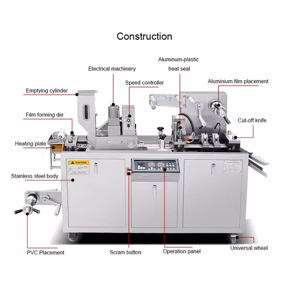 Machine automatique de conditionnement de blisters et de bouteilles Machine de cartonnage/Machine d'emballage de cartons/Machine pharmaceutique/Machine de conditionnement de cartonneur pour médicaments