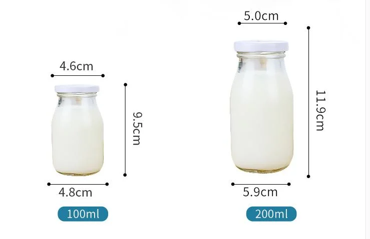 250ml 500ml 1 Liter Glass Beverage Bottles Wholesale Empty Milk Juice Bottles